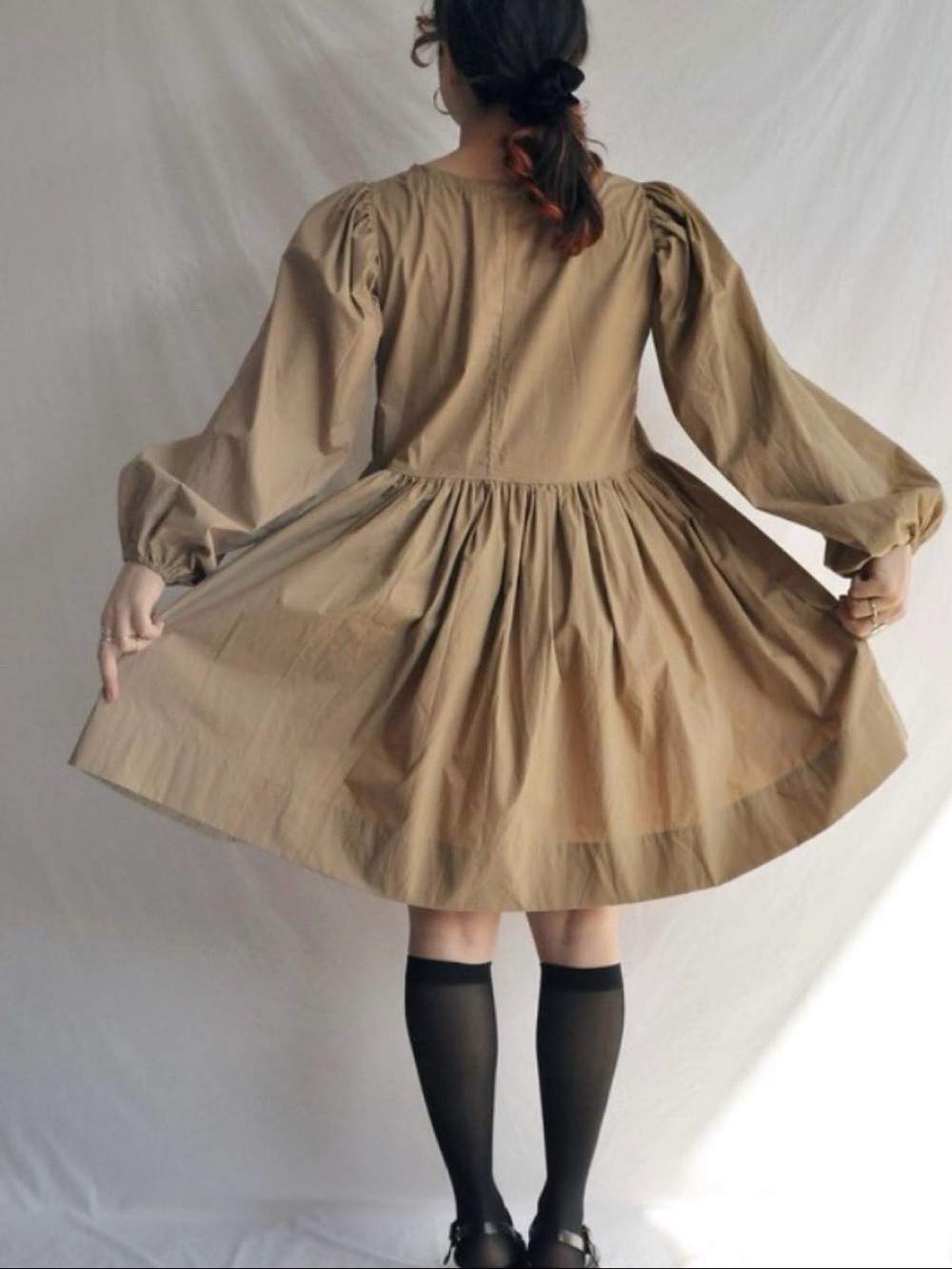 Shelter Gloria mini dress linen